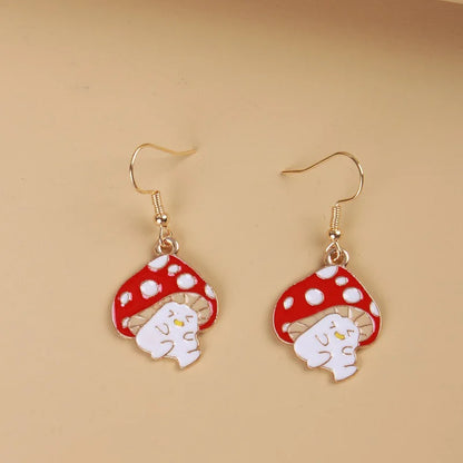 1 Pair Cute Kitten Drop Hook Earrings