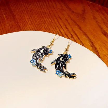 1 Pair Cute Kitten Drop Hook Earrings