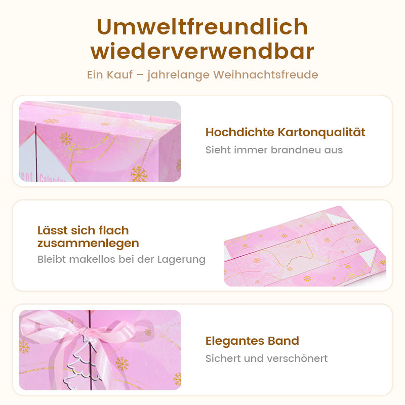 💝Das beste Geschenk💝24 Tage voller Überraschungen – Adventskalender aus rosa Marmor 2025