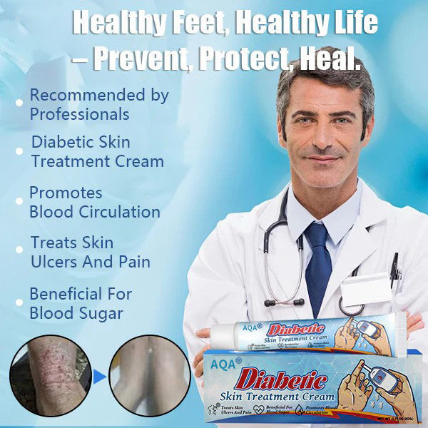 🔥🔥🔥Final 2 hours 60% OFF:AQA® Diabetic Foot Healing Cream