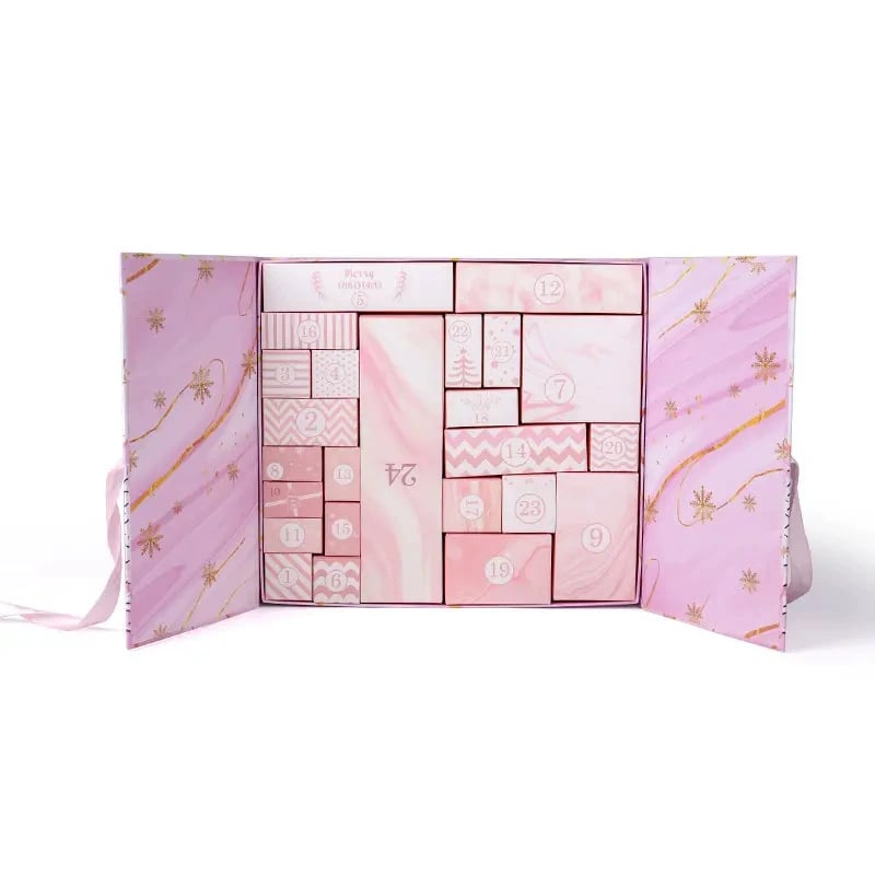 🎅Christmas Sale 50% OFF!!🎄30K+ SOLD! 🎁24 Days of Surprises — Pink Marble Advent Calendar 2025💕