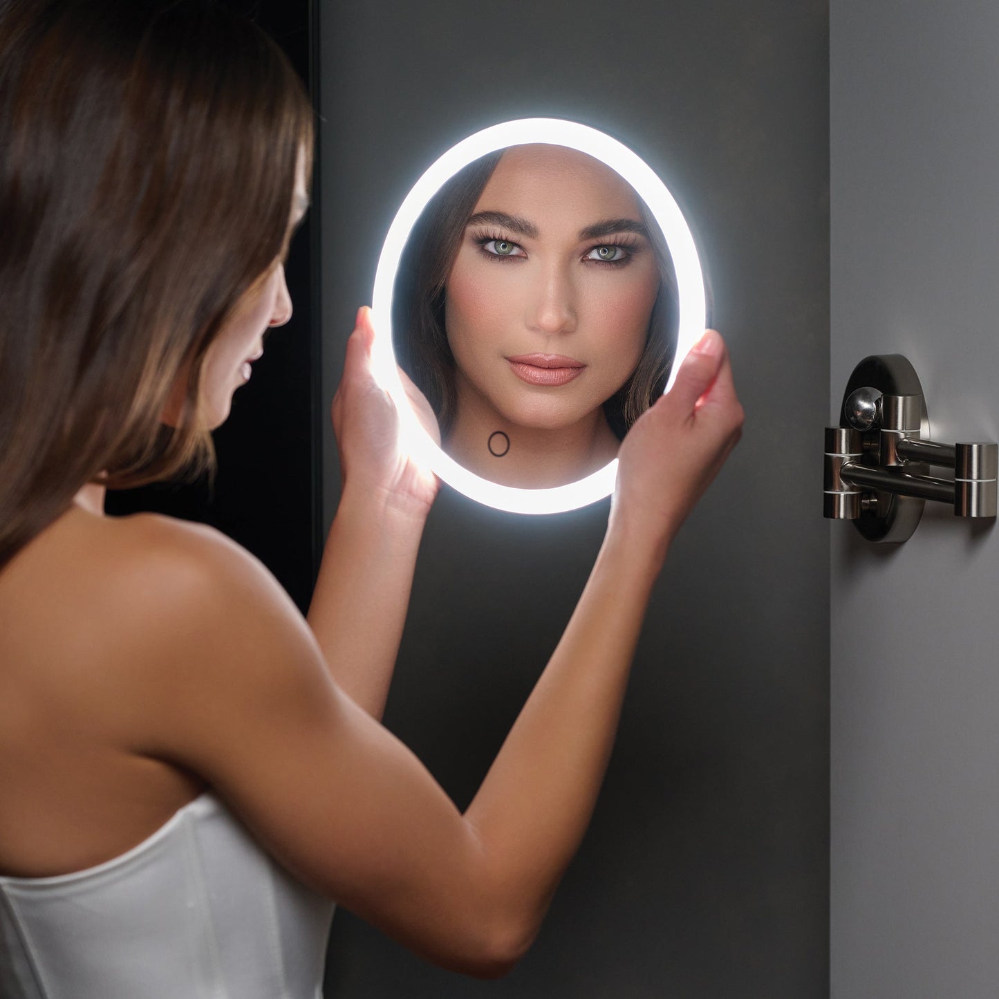 Rechargeable Wall Mirror